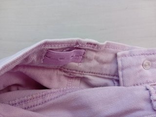 Shorts vaqueros niña lila