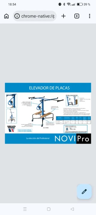 Elevadora Pladur Novipro