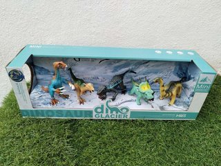 Set de 5 Dinosaurios Mini Glacier Kingdom