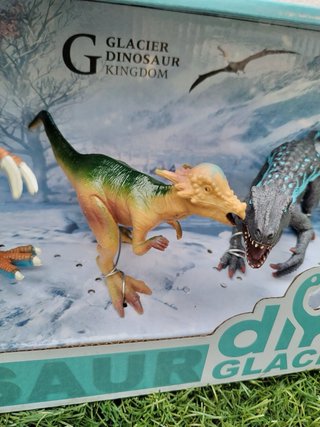 Set de 5 Dinosaurios Mini Glacier Kingdom