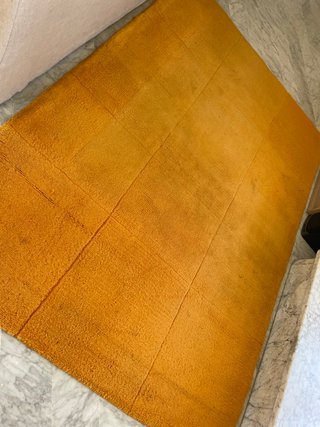 Alfombra HELLUM naranja Ikea descatalogada