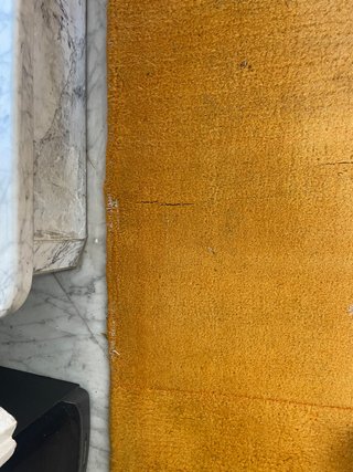 Alfombra HELLUM naranja Ikea descatalogada
