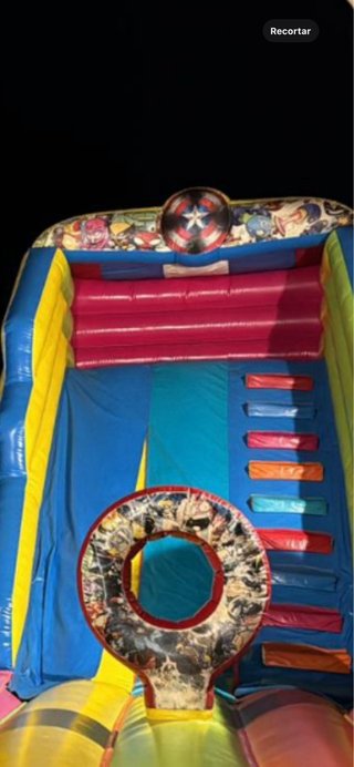 Castillo hinchable 10x10m