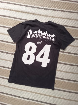 Camiseta Metal Destruction Skull Gildan Negra