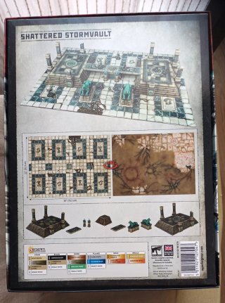 Warhammer Warcry Escenografía Shattered Stormvault