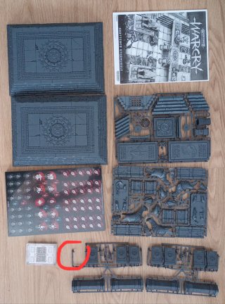 Warhammer Warcry Escenografía Shattered Stormvault