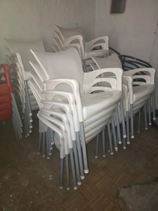 Sillas de terraza bar apilables