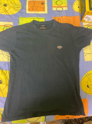 Camiseta Spganolo Negra Manga Corta