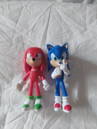 Figuras Sonic y Knuckles