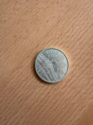 2 Monedas 2000 Pesetas Plata 1994 FMI-BM