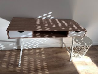 Escritorio Nórdico Madera y Metal