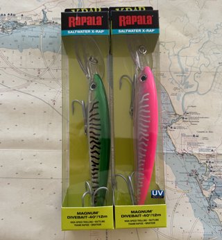 Lote 2 señuelos Rapala X-Rap Magnum40 - 315