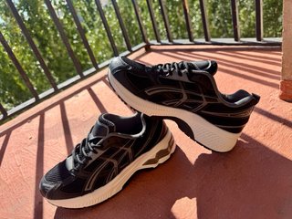 Zapatillas  Retro Running Negro/Gris Talla 37