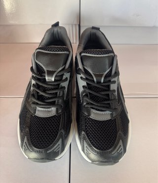 Zapatillas  Retro Running Negro/Gris Talla 37