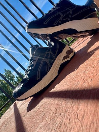 Zapatillas  Retro Running Negro/Gris Talla 37