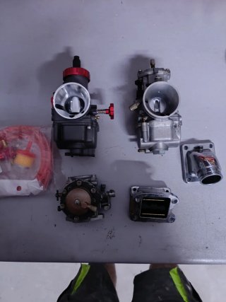 Lote piezas, chasis Aprilia, proyecto drag, am6