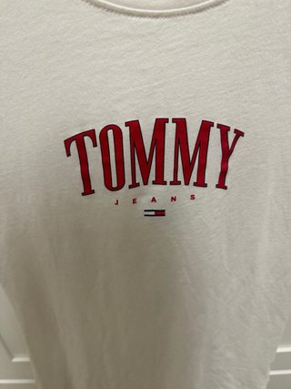 Camiseta Tommy Jeans Blanca Talla S