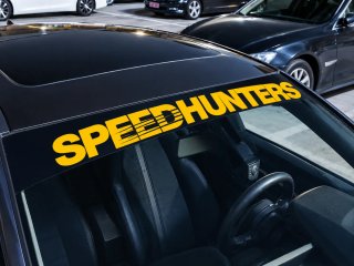Vinilo SPEEDHUNTERS amarillo/negro parabrisas