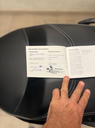 BMW C650S Negra