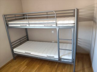Litera Metálica Gris Ikea 3 Camas incluye colchone