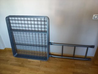 Litera Metálica Gris Ikea 3 Camas incluye colchone