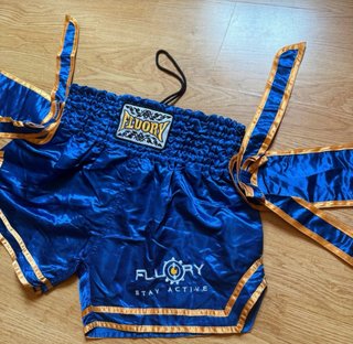 Pantalones cortos Muay Thai Fluory L MTSF72