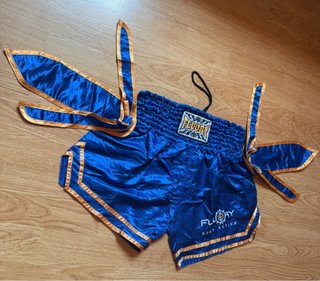 Pantalones cortos Muay Thai Fluory L MTSF72