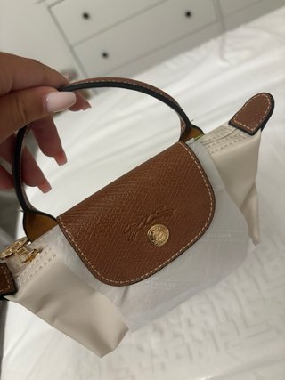 Borsa Longchamp Beige con tracolla inclusa