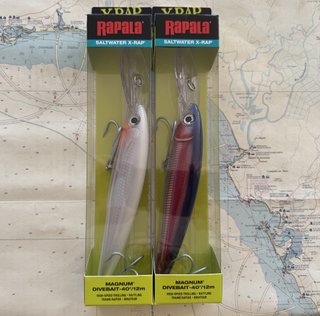 Lote 2 señuelos Rapala X-Rap Magnum 40 - 316