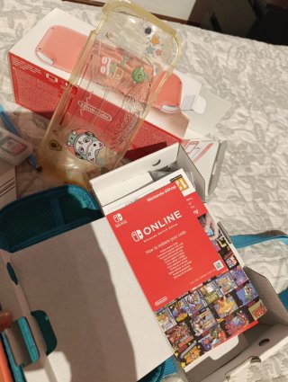Nintendo Switch Lite Coral + Custodia