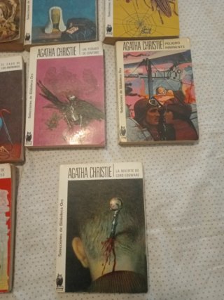 15 novelas de Agatha Christie , edicion bolsillo