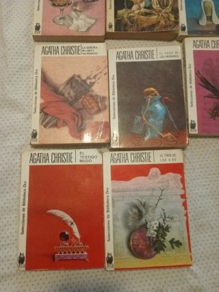 15 novelas de Agatha Christie , edicion bolsillo