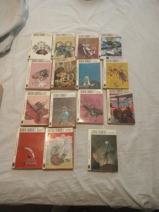 15 novelas de Agatha Christie , edicion bolsillo