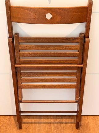 Silla plegable madera roble Ikea Frosvi