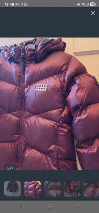 OPORTUNIDAD!.Chaqueta LEGO WEAR 116cm Plumas