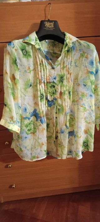 Camicia donna fantasia floreale