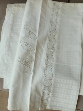 Juego de cama algodón puro bordado