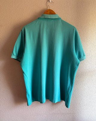 Polo Lacoste Turquesa Vintage Hombre