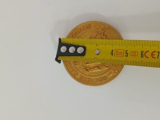 Medaglia Société Canine Monaco Bronzo Dorato