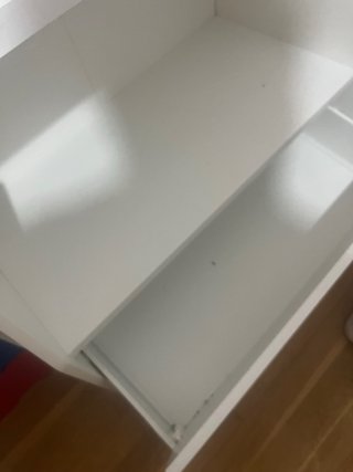 Mueble estanteria ikea blanco con cajon grande