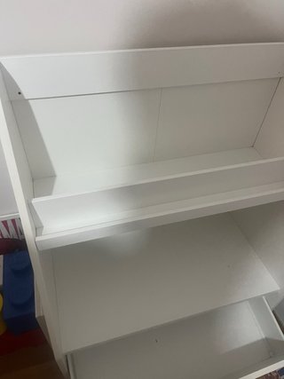 Mueble estanteria ikea blanco con cajon grande