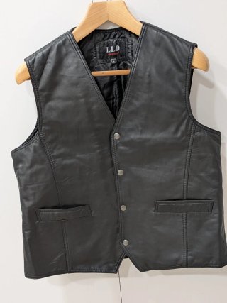 Chaleco de Piel LLD Hombre Talla L