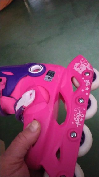 Patines en línea Oxelo niña rosa/morado