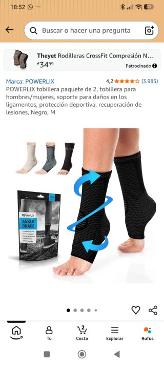 Tobillera POWERLIX Paquete de 2