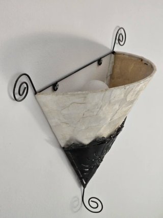 Lámpara de pared Nácar Auténtico.