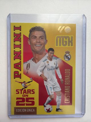 Cristiano Ronaldo Panini Stars On 25