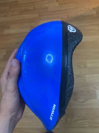 Casco Bicicleta Azul Infantil