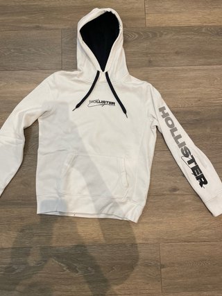 Sudadera Hollister Blanca Talla M