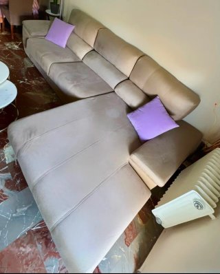 Sofá Chaise Longue Gris
