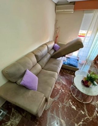 Sofá Chaise Longue Gris